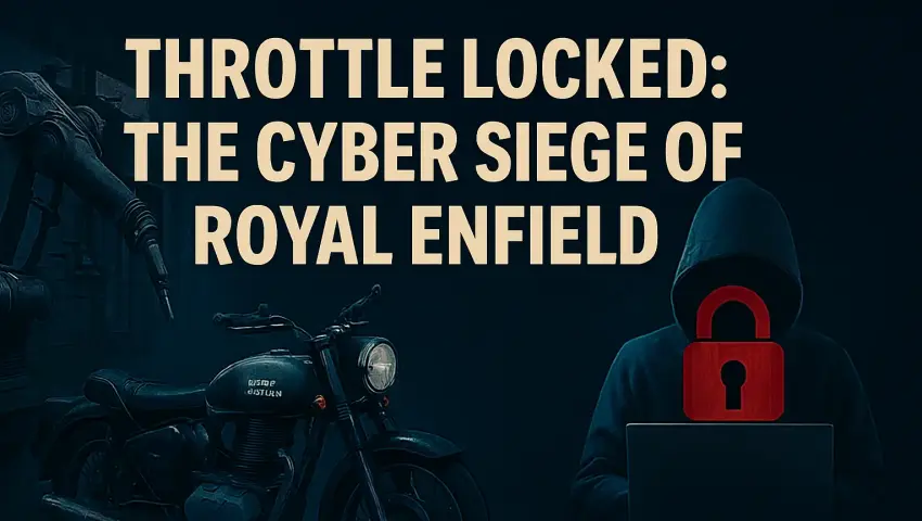 Throttle Locked : Le siège cybernétique de Royal Enfield